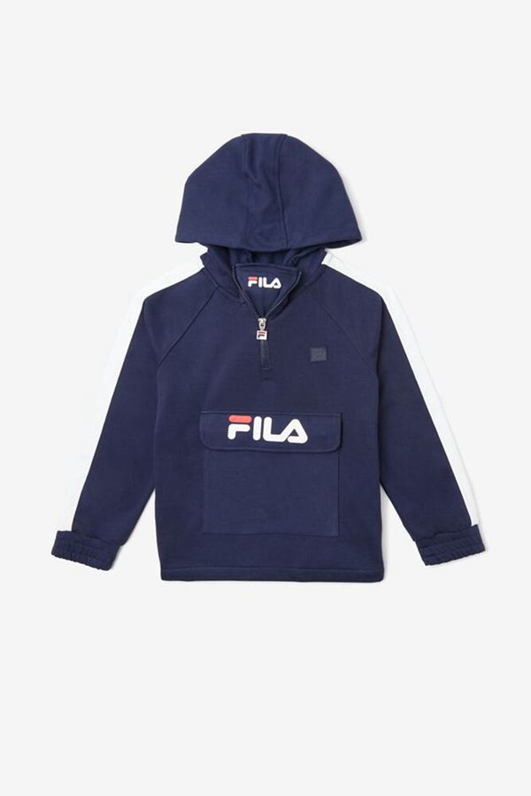 Fila Mikiny Detske Námornícka Modrá - Fleece Lined James Vypredaj - Slovakia 24605-OTBQ